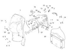 Front glove-box - Knee-guard panel