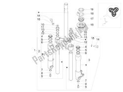 Fork/steering tube - Steering bearing unit