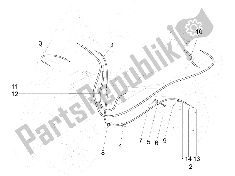 Toutes les pièces pour le Transmissions du Piaggio MP3 250 IE LT 2008