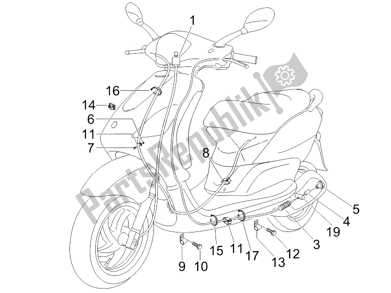 Toutes les pièces pour le Transmissions du Piaggio FLY 50 4T 2006