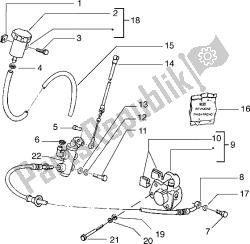 Front brake cylinder-Brake caliper