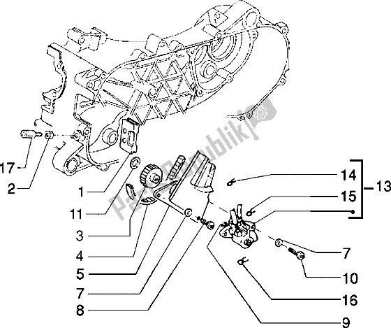 Toutes les pièces pour le La Pompe à Huile du Piaggio NRG MC3 50 2002