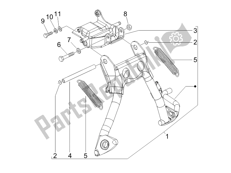 Alle onderdelen voor de Stand / S van de Piaggio NRG Power DT Serie Speciale D 50 2007