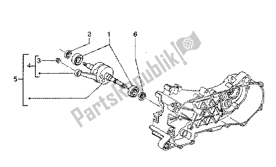 Tutte le parti per il Albero A Gomiti del Piaggio ZIP SP 50 1996