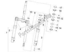 Fork/steering tube - Steering bearing unit