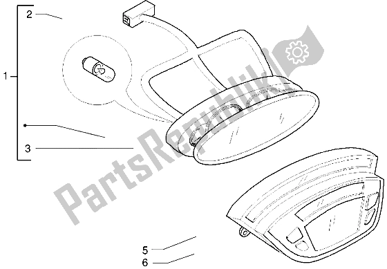 Toutes les pièces pour le Unité D'instrument du Piaggio X9 250 2006