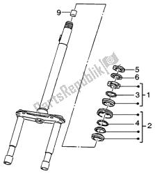 Steering bearing ball tracks