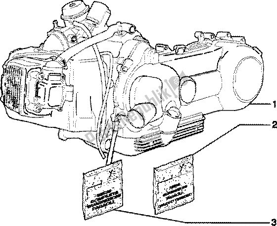 All parts for the Engine of the Piaggio Skipper 150 4T 2000