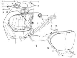 Front glove-box - Knee-guard panel