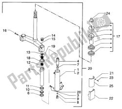 Forck-steearing bearings