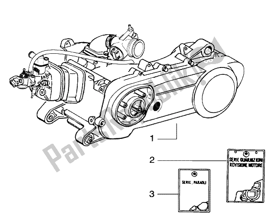 Toutes les pièces pour le Moteur du Piaggio NRG Power Purejet 50 2005