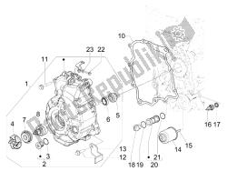 Flywheel magneto cover - Oil filter