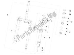 forcella / tubo sterzo - unità cuscinetto sterzo