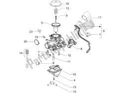 componenti del carburatore