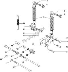 sospensione posteriore - ammortizzatore / i