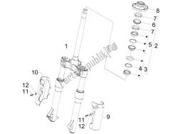 forcella / tubo sterzo - unità cuscinetto sterzo