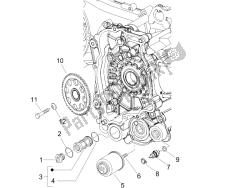 Flywheel magneto cover - Oil filter