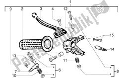 Rear brake lever holder