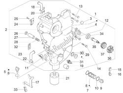 Flywheel magneto cover - Oil filter