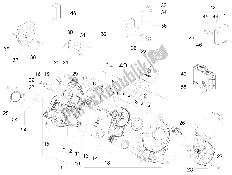 Tutte le parti per il B? Di?`u Hoa` Di?? N Th? - B?? Di?`u Khi?? N Di?? N - M? Bin S ?? `n del Piaggio MP3 400 IE LT Sport 2008