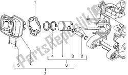 axe de cylindre-piston-poignet, assy