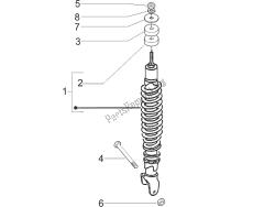 sospensione posteriore - ammortizzatore / i