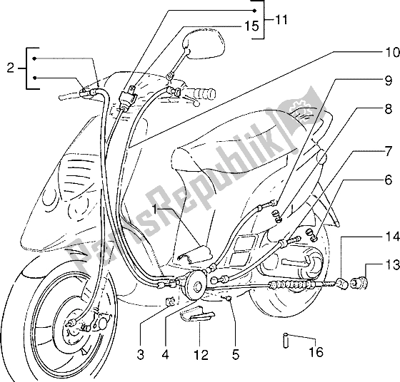 Toutes les pièces pour le Transmissions du Piaggio NRG Extreme 50 1999