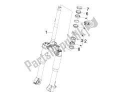 Fork/steering tube - Steering bearing unit