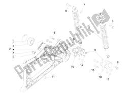 sospensione posteriore - ammortizzatore / i