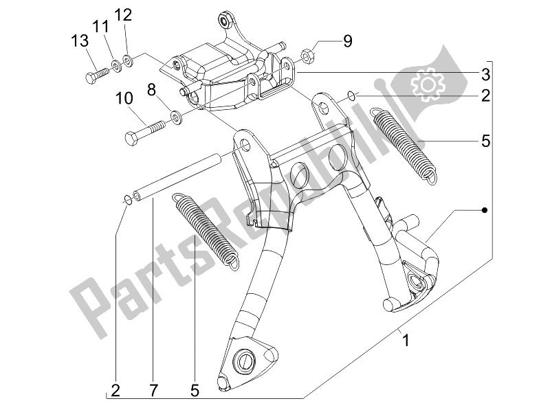 Toutes les pièces pour le Des Stands du Piaggio NRG Power DT Serie Speciale 50 2007