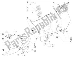 Front glove-box - Knee-guard panel