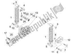 sospensione posteriore - ammortizzatore / i