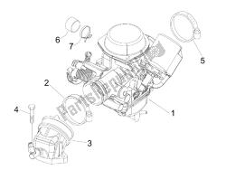 carburador, montaje - tubo de unión