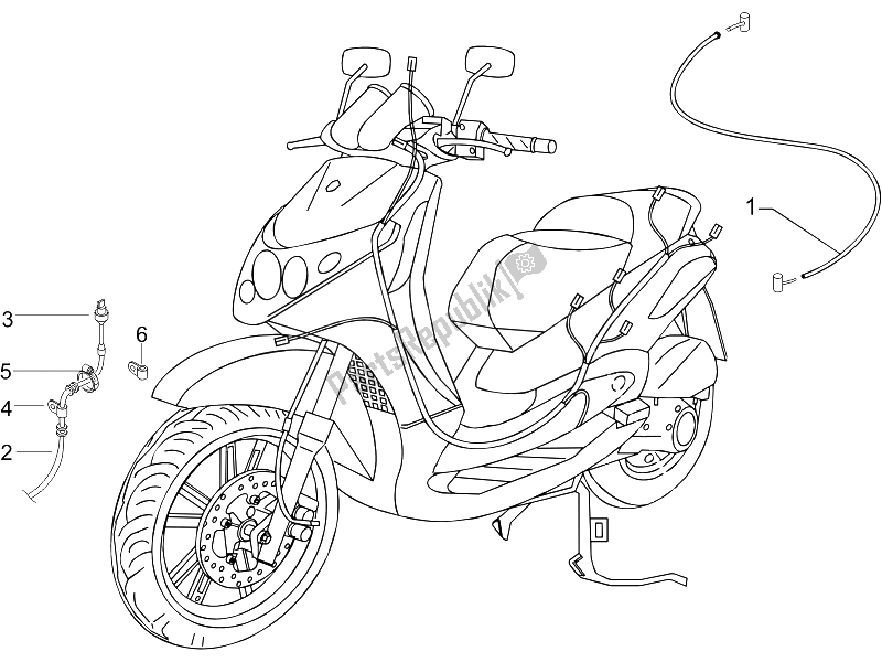 Alle onderdelen voor de Transmissies van de Piaggio Beverly 400 IE E3 2006