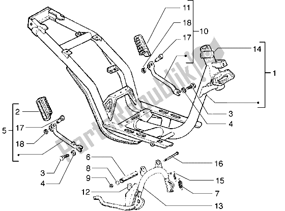 Toutes les pièces pour le Poulie Motrice (2) du Piaggio Free 100 2004