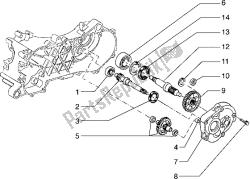 Rear wheel shaft