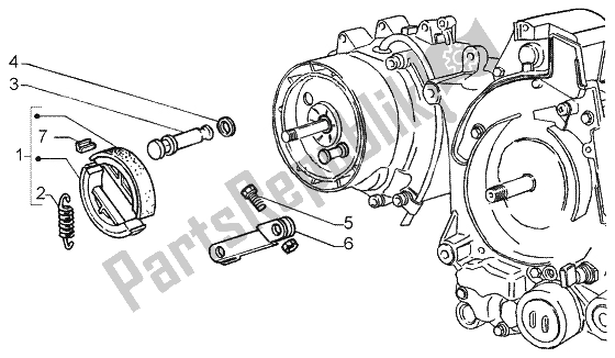 Toutes les pièces pour le Frein à Main du Piaggio FLY 150 4T 2004