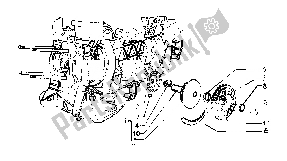 Toutes les pièces pour le Poulie Motrice du Piaggio X9 200 2002