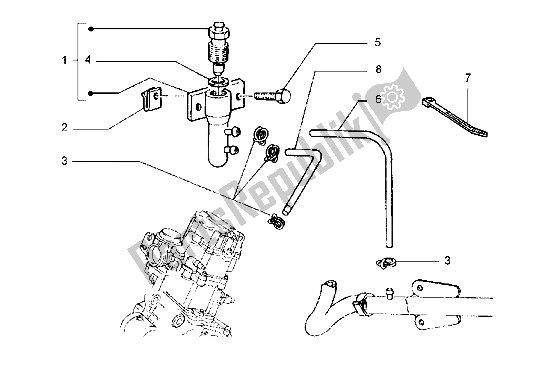 Todas as partes de Sistema De Sangramento do Piaggio Hexagon GT 250 1998