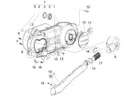 Crankcase cover - Crankcase cooling (2)