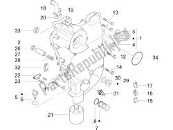 Flywheel magneto cover - Oil filter