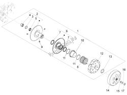 Driven pulley