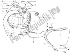 Front glove-box - Knee-guard panel