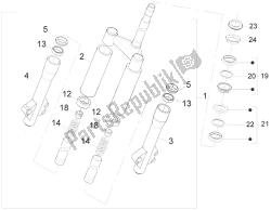 Fork/steering tube - Steering bearing unit