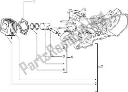 Cylinder-piston-wrist pin, assy