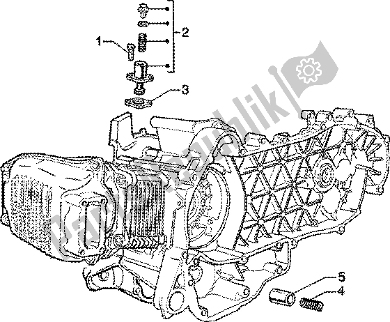 Alle onderdelen voor de Kettingspanner By-pass Klep van de Piaggio ZIP 125 4T 2000