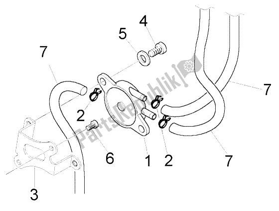 Todas as partes de Sistema De Abastecimento do Piaggio NRG Power DT 50 1998