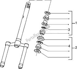 Steering bearing ball tracks