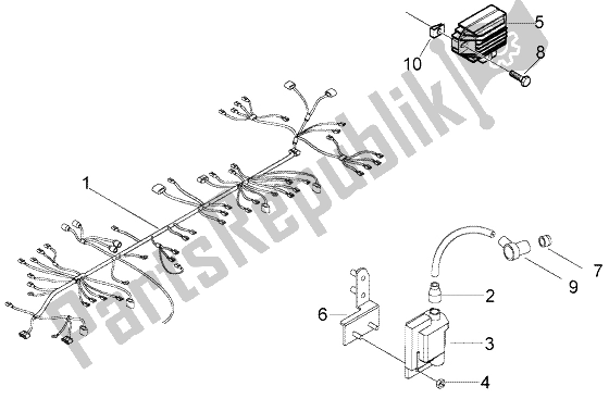 Toutes les pièces pour le Appareil électrique du Piaggio Liberty 50 4T RST Delivery 2004