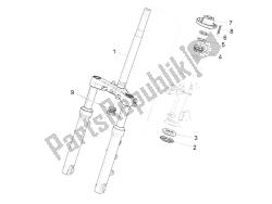 forcella / tubo sterzo - unità cuscinetto sterzo